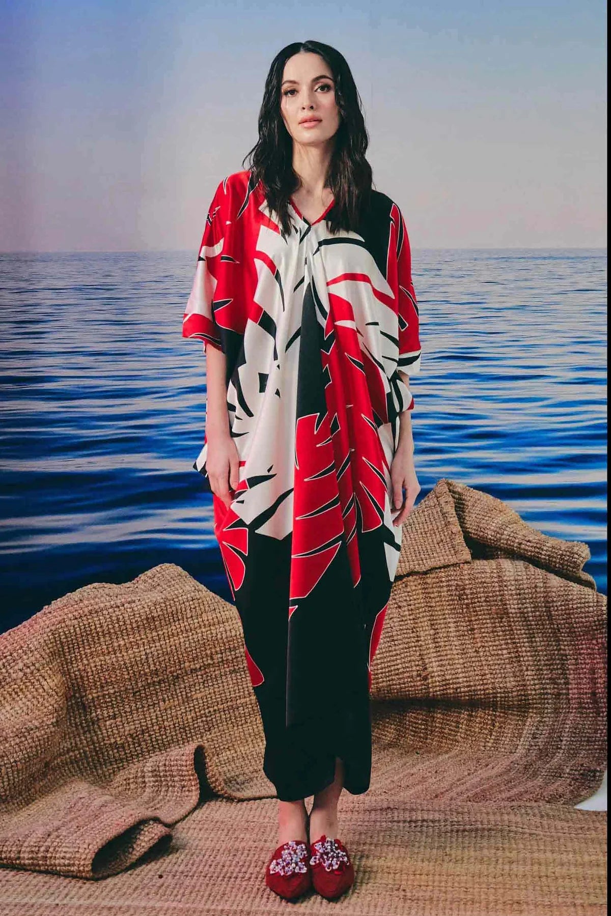 Berry Dress Kaftan Dress